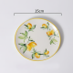 Lemon Pattern Porcelain Plate Small